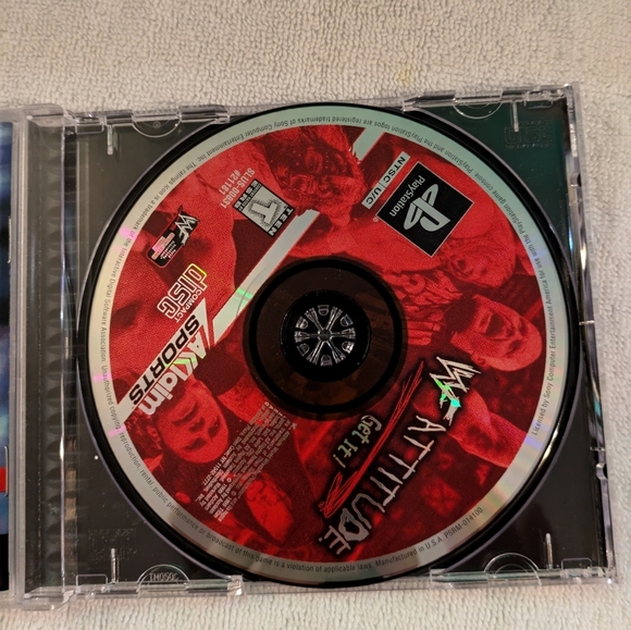 WWF Attitude PlayStation Game - Black and Red - Picture 5 of 7